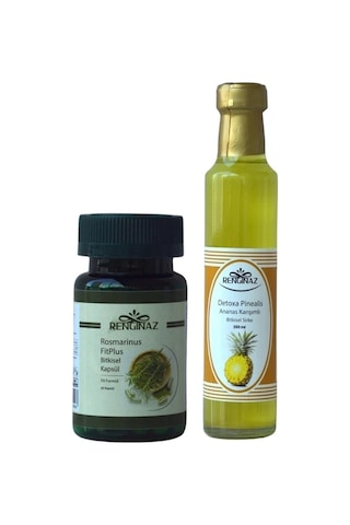 Renginaz & Form Paketi Pinealis Ananas Sirke + Rosmarinus Fitplus Kapsül