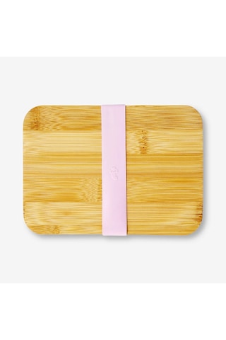Flying Tiger Bambu Kapaklı Çelik Pembe Yemek Kabı