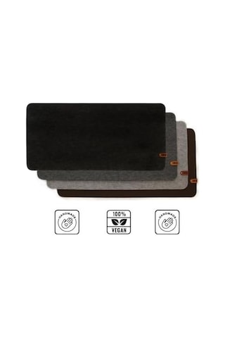 P Sıntıo Keçe Mousead 50x100 Cm Antrasit Oyuncu Gamer Mouse Ad, Büyük Boy Large Ofis Tii Mouse E Diğer