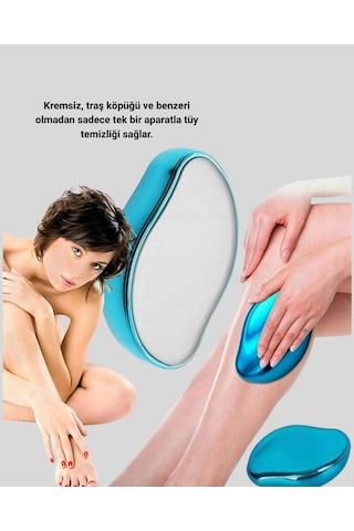 Kristal Tüy Alıcı Epilatör Kremsiz Kullanım Yüz Ve Vücut İçin -