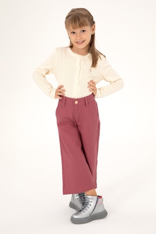 U.s. Polo Assn. Kız Çocuk Gül Kurusu Pantolon Kanvas-chino 50301365-vr026 Gülkurusu