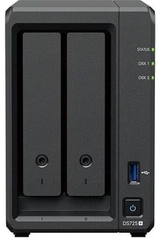 Synology Ds725 Plus Ryzen 1600-4gb Ram- 2-diskli Nas Server Disksiz