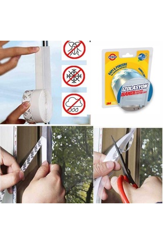 3M Boss Kapı Pencere Izolasyon Bandı Rüzgar Geçirmez Silikon Sızd (461604517)