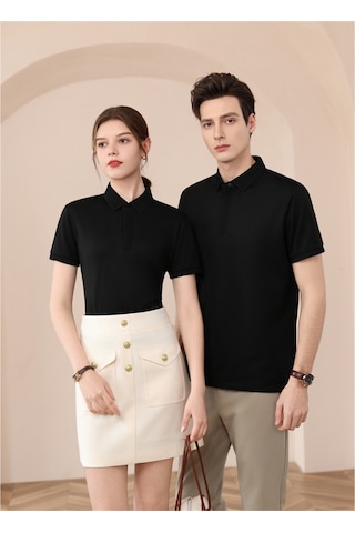 New Performance Premium Polo T-shirt %53,8 Polyester %37,2 Pamuk %2,5 Spandex %2,0 Asetat %1,7 Bakır Amonyak %1,5 Dut İpeği %1,3 Keten Siyah