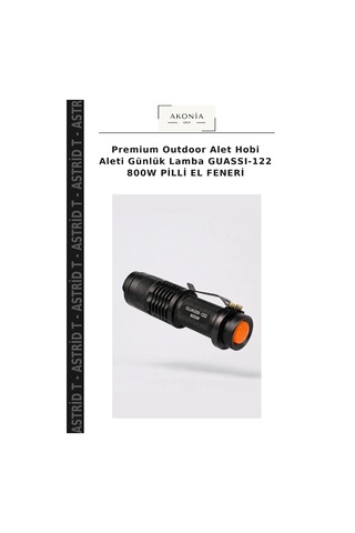 Premium Outdoor Alet Hobi Aleti Günlük Lamba Guassı-122 800w Pilli El Feneri Çok Renkli