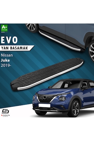 S-dizayn Nissan Juke 2 Evo Krom Yan Basamak 173 Cm 2019 Üzeri A+ Kalite