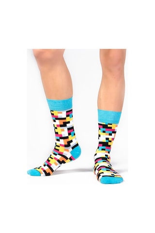 Ozzy Socks Blok Desenli Çorap Çok Renkli