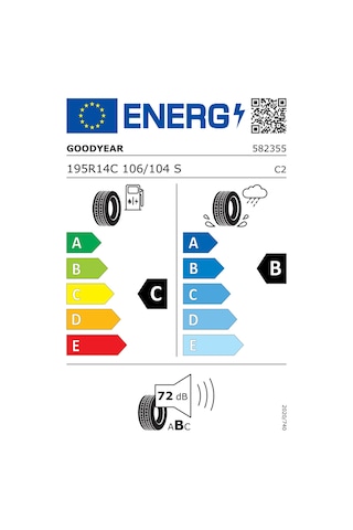Goodyear 195/R14C 106/104S Effıcıentgrıp Cargo 2 Yaz Lastiği - 2024