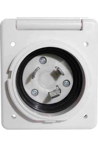 Suntek Su Geçirmez Kapaklı 30a Flanşlı Güç Girişi Giriş