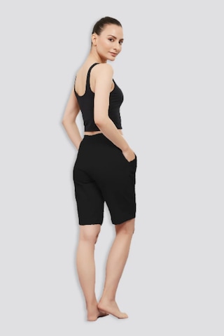 Superlife Kadın Regular Fit Şort Spr24srk62 Siyah