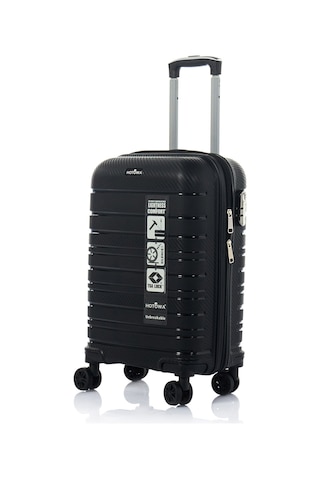 Hotowa Gold Pp Valiz 8010 Siyah Tsa Kilitli Kabin Boy Siyah