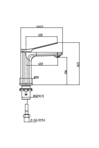Fontana Fh-0115 Lavabo Bataryası Siyah