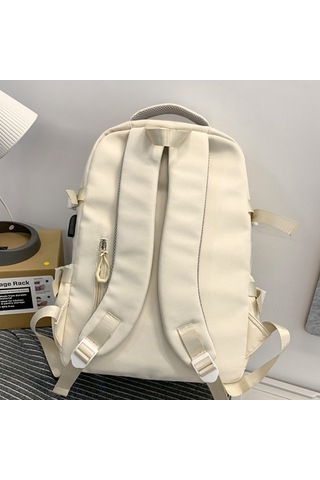 Student Backpack Lightweight Travel Bag Large Capacity Commuter Bag For Men And Women Black