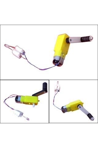 Hareket Enerjisi İle Elektrik Üretme Deneyi Seti