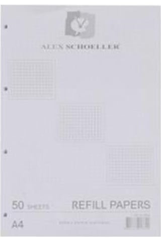 Alex Shoeller Kolej Yedeği A4 Kareli Renkli Alx-872 50'li Paket