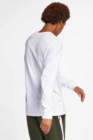 Nike Nsw Club Tee Erkek Uzun Kollu Spor Tişört Beyaz