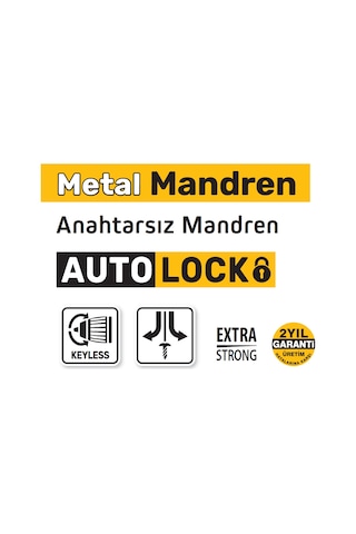 Sgs5603 Otomatik Kilit Metal Mandren 2.0 - 13mm 1/2 - 20unf