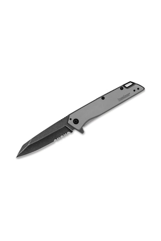 Kershaw Misdirect Serrated Kamp Çakı Gri