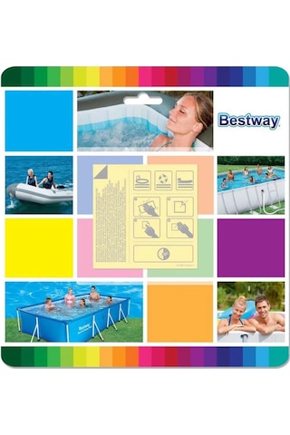 Bestway Şişme Ürünler İçin Tamir Yaması 6,5 X 6,5 Cm 62091 Çok Renkli