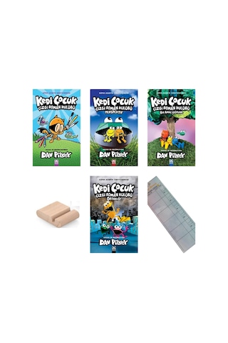 Kedi Çocuk Seti 4 Kitap / Çizgi Roman Kulübü Ortaklığı-perspektif-bir Amaç Uğruna /9-12 Yaş Hikaye