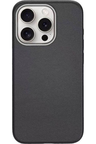 Apple Uyumlu iPhone 15 Pro Max Kılıf M-safe Şarj Özellikli Pu Deri Zore Adora Kapak Siyah