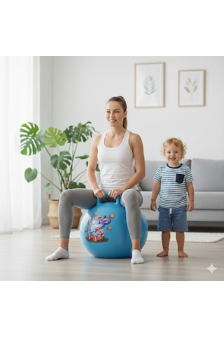 40cm Zıp Zıp Pilates Topu-zıplayan Top-jimnastik Topu-spor - Egzersiz - Pilates - Fitness - Yoga - Esneme - Esneklik - Meditasyon-evde Spor