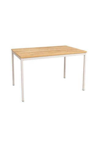 Çok Amaçlı Masa 180x80x75h Cm, Yemek Masası, Ofis Çalışma Masası, Bilgisayar Masası, Meşe Renk Safir Meşe