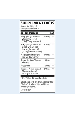 Clari - T / 5 İn 1 60 Kapsül. Phosp., Ginkgo Biloba , Huperzine A, Vinpocetine &. Bacopa