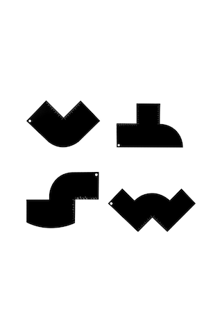 Suntek Berberler İçin 4 Parçalı Geliştirme Kartı Pratik Siyah