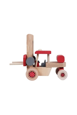 Ahşap Forklift - Kırmızı