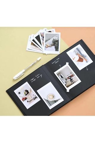 Siyah Anı Albümü + Sticker + Jel Kalem Hediyeli