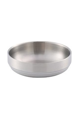 Sones 304 Paslanmaz Çelik Sos Kabı Mutfak Izgara Baharat Kabı Çatal Bıçak Takımı, Model: 12cm Gümüş