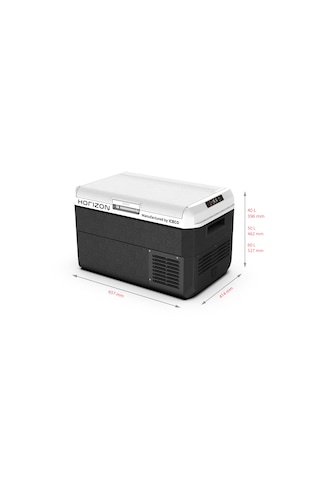 Horızon Mcd50d, Manufactured By Iceco, 50 Lt 12/24v Dc Çift Bölmeli, Bağımsız Sıcaklık Kontrollü, Kompresörlü Oto Buzdolabı