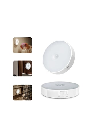 Çok Sensörlü Hareket Sensörlü Şarjlı Dolap İçi Aydınlatma Koridor