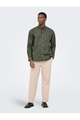 Only & Sons Sinus Tapered Erkek Bej Pantolon 22037322-slg Krem