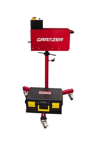Grayzer Fren Disk Torna Makinesi Standart Model Araç Üzerinde