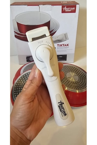Amercook Bondy 4 Parça Pişirme Seti Kırmızı