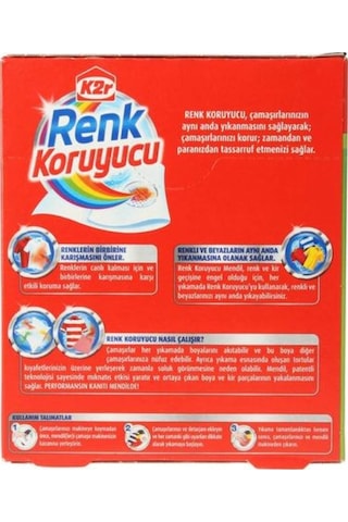 K2r Colour Catcher Renk Koruyucu Mendil 10'lu