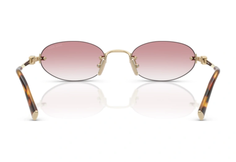 Mu Mua54s Zvn70o 51-20-140 Kadın Güneş Gözlüğü Altın