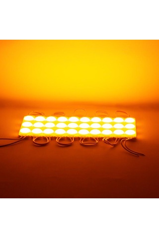 24v Parmak Lamba 3-ledli Sarı 94 20 Mm