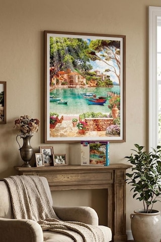 Venedik Ve Güne Merhaba İkili Set - 1000 + 500 Parça İkili Puzzle Seti