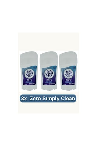 Stick Zero Simply Clean Invisible Deodorant Stick 39.6g- 3 Adet