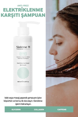 Sisteme 11 Elektriklenme Karşıtı Şampuan 250 Ml