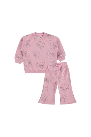Civil Baby Fiyonk Empirme 6-18 Ay Takım - Pembe