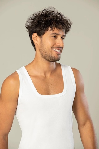 Erdem Erkek Kaşkorse Kare Yaka Askılı Atlet 1128 - 3 Adet 001