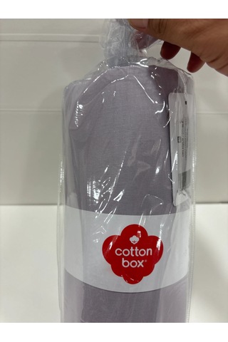 Cotton Box Mürdüm Çift Kişilik Lastikli Çarşaf Seti 160x200+30 Çok Renkli