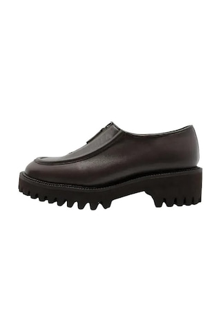 Poletto Hakiki Deri Kahve Loafer Düz 780 14-1013 Kahverengi