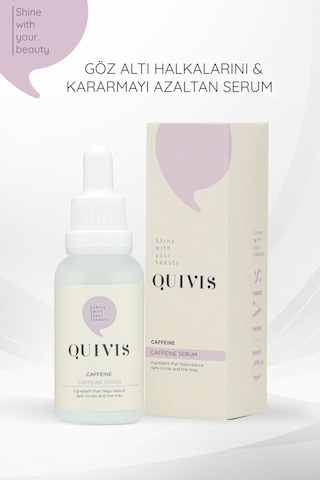 Quvis Göz Altı Torbalanma ve Kararma Karşıtı Aydınlatıcı Kafein Serum 30 ML