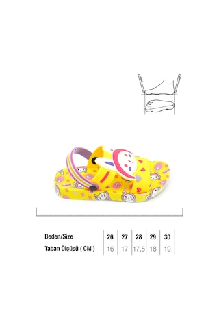 Gezer Yazlık Kız Çocuk Islak Zemine Uygun Lucky Girl Günlük Havuz Plaj Terlik-sandalet Gt6yfe.14236.00.026.l2 Sarı