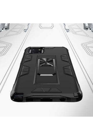 Samsung Uyumlu Galaxy A81 Note 10 Lite Kılıf Zore Volve Kapak Kırmızı